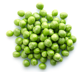 Image showing green peas