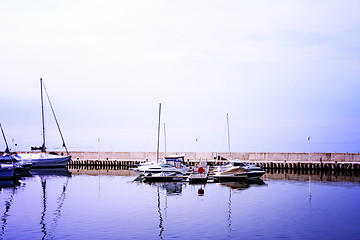 Image showing Sailing boats