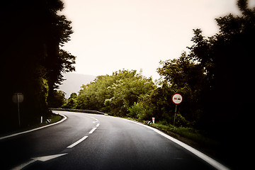 Image showing Empty street