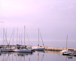 Image showing Sailing boats