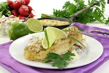 Image showing hake fillet