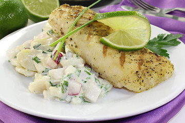 Image showing hake fillet