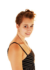 Image showing Head shot of pretty girl.