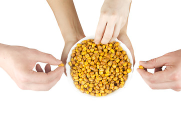 Image showing fried corn