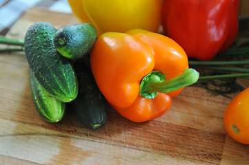 Image showing fresh vegetables