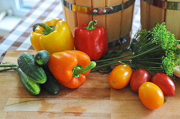 Image showing fresh vegetables