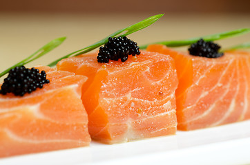 Image showing Salmon Slices