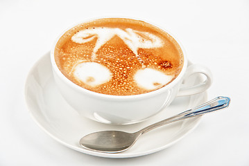 Image showing latte closeup