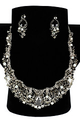 Image showing necklace with pendants and earrings