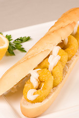 Image showing Squid bocadillo