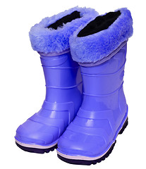 Image showing Kids rubber boots