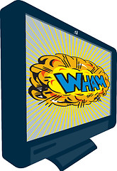 Image showing LCD Plasma TV Television Wham