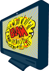 Image showing LCD Plasma TV Television Blam