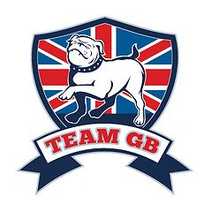 Image showing Team GB English bulldog Great Britain mascot