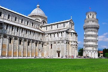 Image showing Leaning Tower of Pisa and Duomo , Italy