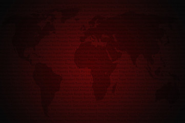 Image showing World Map Background