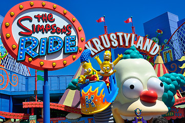 Image showing The Simpsons Ride