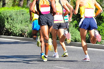 Image showing Marathon Racers