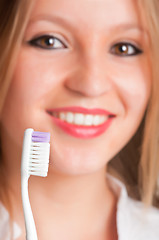 Image showing Teeth Brushing