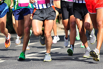 Image showing Marathon Racers