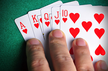 Image showing Winning Hand