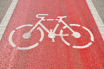 Image showing Bicycle Lane