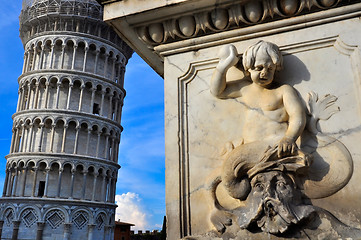 Image showing The leaning tower of Pisa