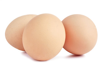 Image showing Three Eggs