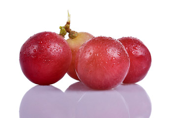 Image showing Red grapes