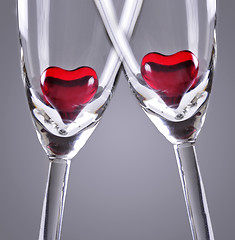 Image showing Hearts on Flutes