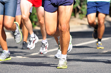 Image showing Marathon Racers