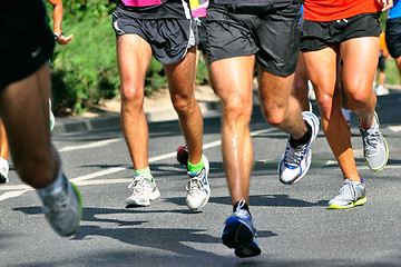 Image showing Marathon Racers