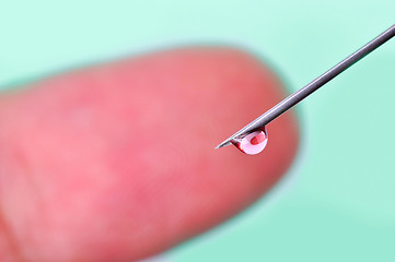 Image showing Drop of blood