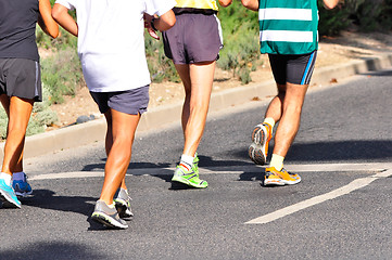 Image showing Marathon Racers