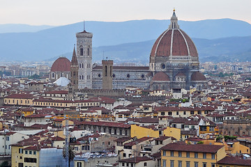 Image showing Duomo in Florence, Italy at sunset
