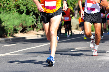 Image showing Marathon Racers