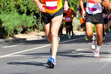 Image showing Marathon Racers