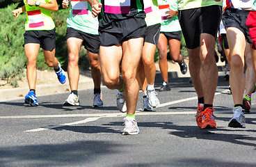 Image showing Marathon Racers