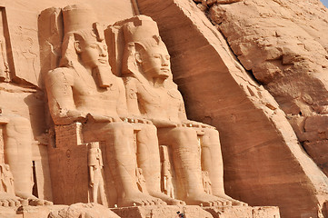 Image showing Abu Simbel Great Temple in Egypt