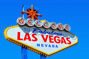 Image showing Welcome to Las Vegas Sign