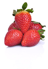 Image showing Pile of Strawberries