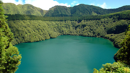 Image showing Santiago Lagoon, in Sao Miguel, Azores