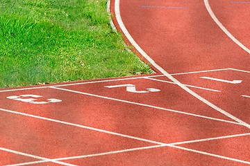 Image showing Athletics Running Track