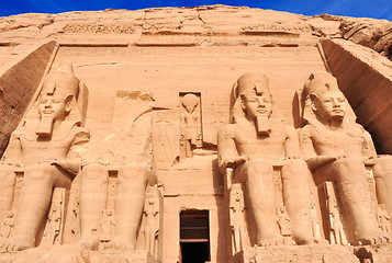 Image showing Abu Simbel Great Temple in Egypt