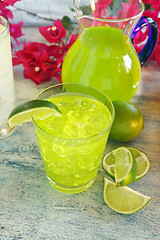 Image showing Iced Lime Drink