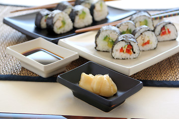 Image showing Chicken Sushi