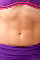 Image showing Woman's Abs