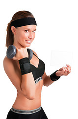 Image showing Working Out and Promoting