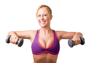 Image showing Woman Working Out