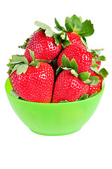 Image showing Bowl of Strawberries